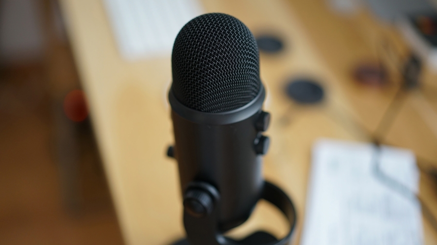 A microphone.